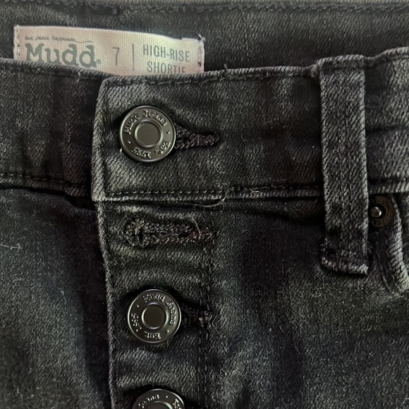 Black Jean Shorts - Picture 3 of 3